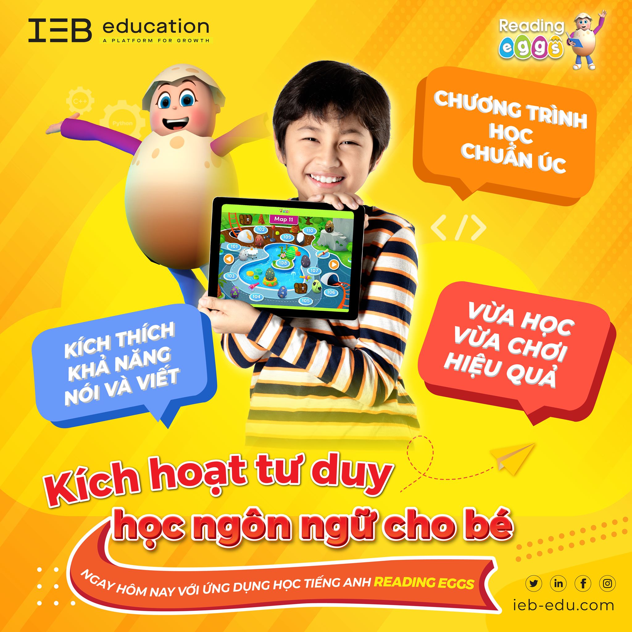 READING EGGS – AN ONLINE ENGLISH LEARNING APP FOR KIDS